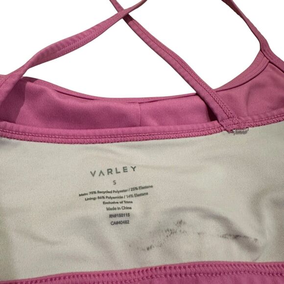 Varley Let's Move Irena Bra in Super Pink Size S - Picture 5 of 7